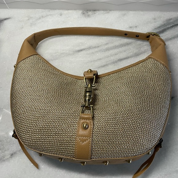 Eric Javits Handbags - Eric Javits EUC woven bag w/brushed gold hardware